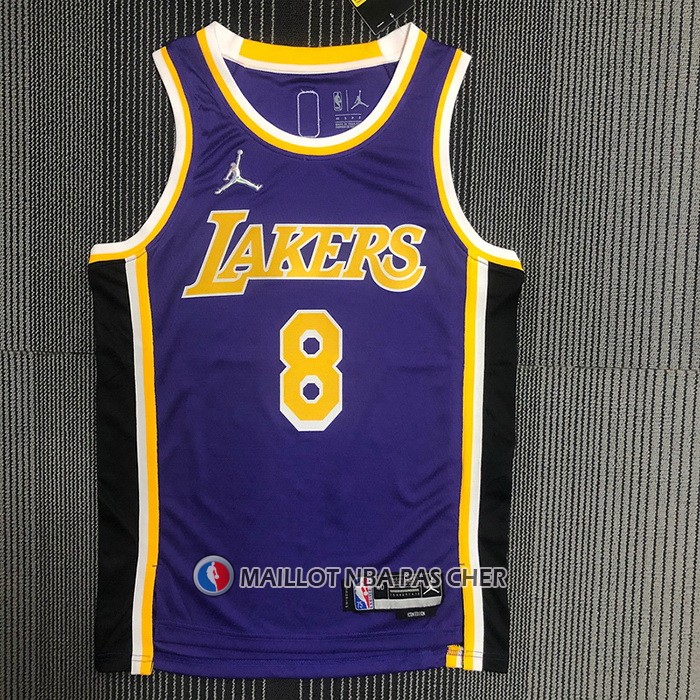 Maillot Los Angeles Lakers Kobe Bryant NO 8 Statement 2021-22 Volet